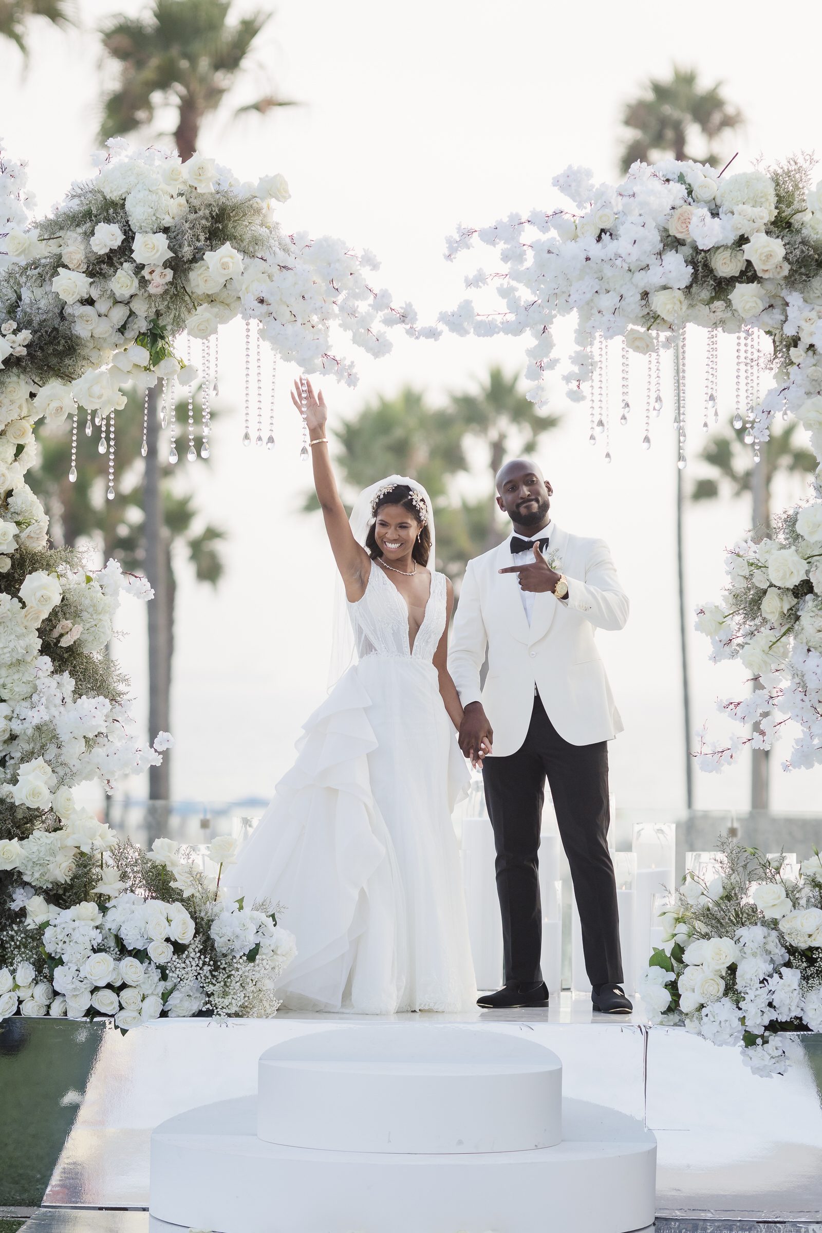Pure joy and endless love! This beautiful Black couple celebrates their wedding day with laughter, excitement, and heartfelt moments. A vibrant ceremony filled with love, happiness, and unforgettable memories. #BlackLove #WeddingPhotography #BrideAndGroom #JoyfulMoments #HappilyEverAfter #TimelessLove"