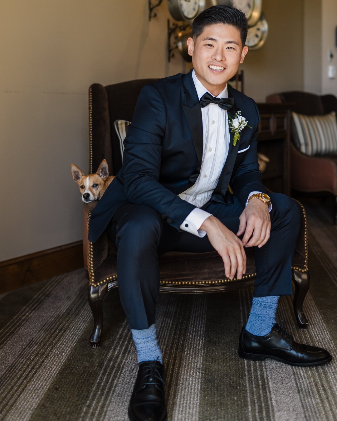 Groom & His Best Friend: 

Your wedding day is all about love, and who better to share it with than your loyal companion? Forget stiff, overused poses—at VOX Photography, we focus on genuine, candid moments that tell your story. 

From laughter-filled embraces to quiet, heartfelt glances, we capture emotion over perfection, creating timeless memories that you’ll cherish forever. 

Ready to book your wedding portraits? Let’s create something unforgettable. DM us today! #VoxPhotography #CandidWeddingMoments #GroomAndDog #TimelessMemories #AuthenticLove